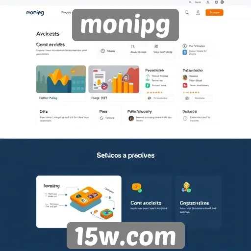 Interface do usuário do site Monipg é intuitiva